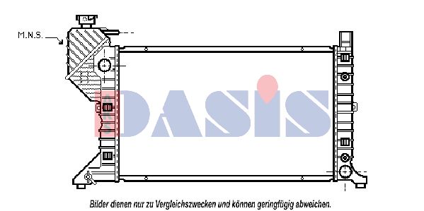 AKS DASIS Radiators, Motora dzesēšanas sistēma 132130N